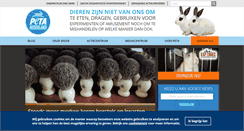 Desktop Screenshot of peta.nl