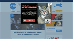 Desktop Screenshot of peta.org