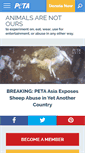 Mobile Screenshot of peta.org